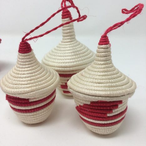 Agasake Peace Baskets – Miniature-Red