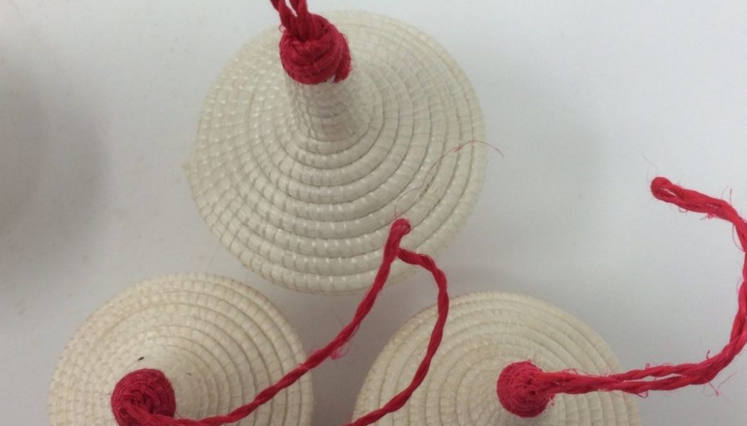 Agasake Peace Baskets – Miniature-Red