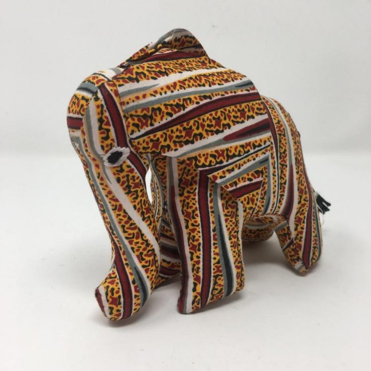 Limited Edition Replica Elephant - Mrs Stripe