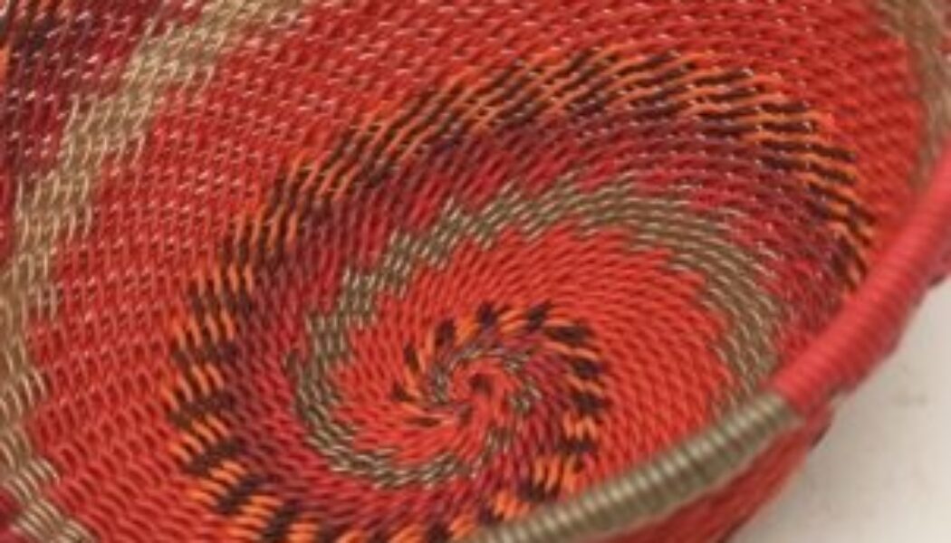 Telephone Wire Basket Reds