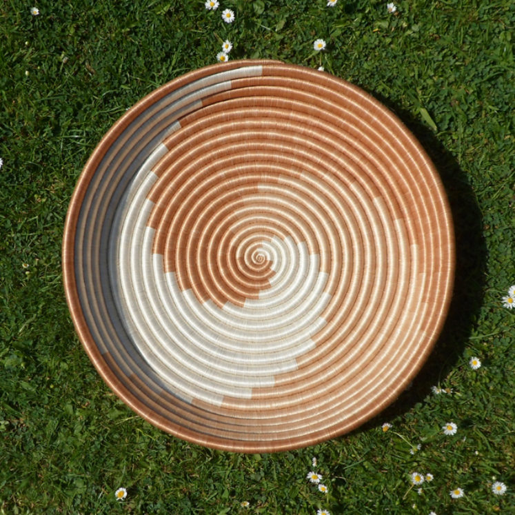 Natural swirls large tray /wall decoration