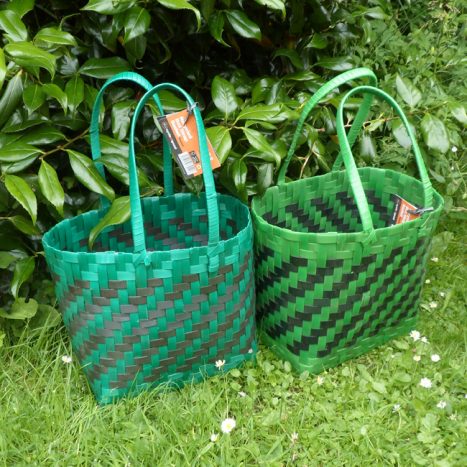 Box strap shopping basket