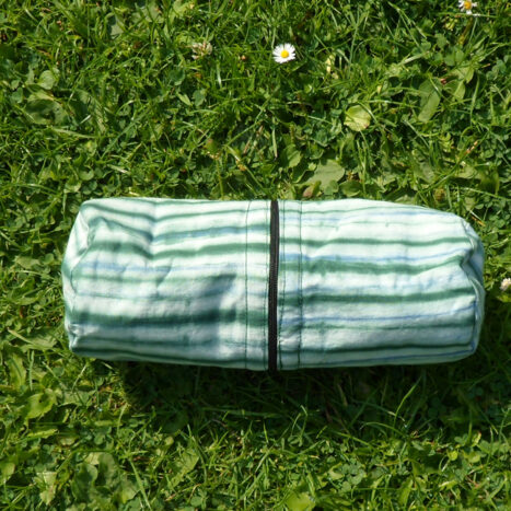 Supply case green stripe