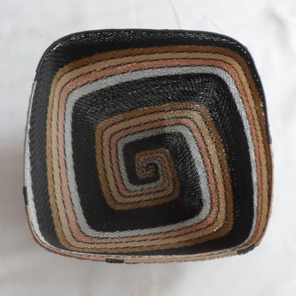Telephone Wire Basket Metallic Square - Image 3