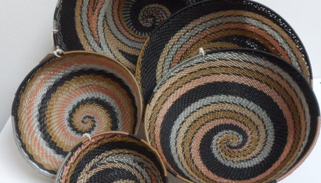 Telephone Wire Basket Metallics