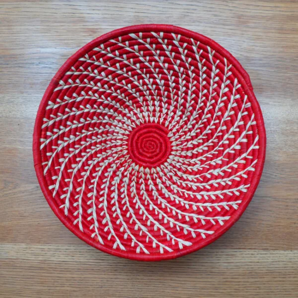 Tanzanian bowl 3 - red and natural