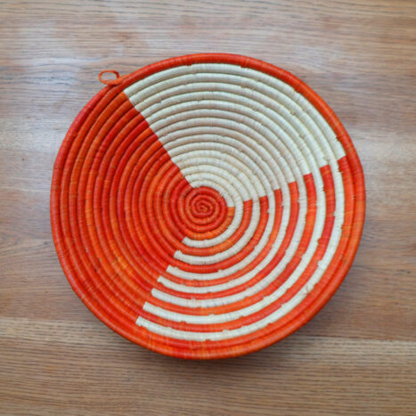 Tanzanian bowl 5 – orange and natural