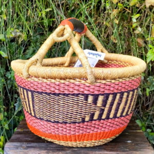 Bolga market basket - 14" BT3