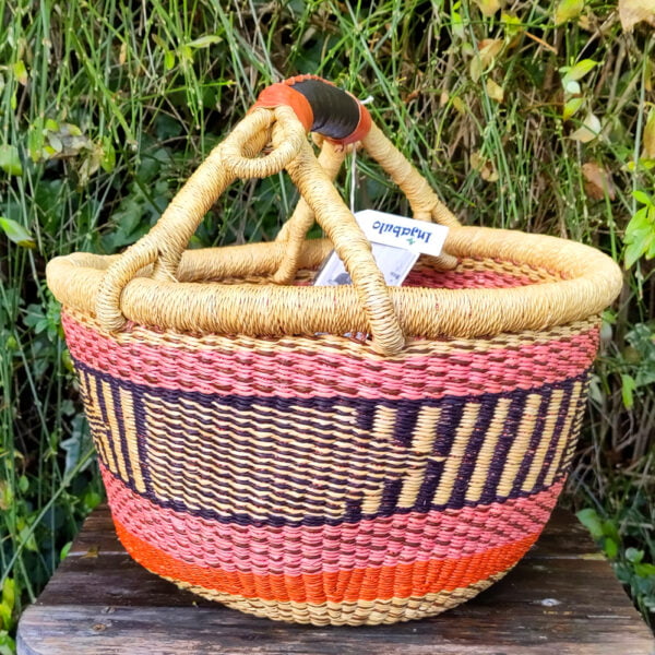 Bolga market basket - 14" BT3